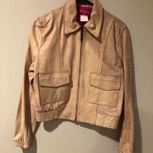 Olley London | Blush Genuine Leather Jacket